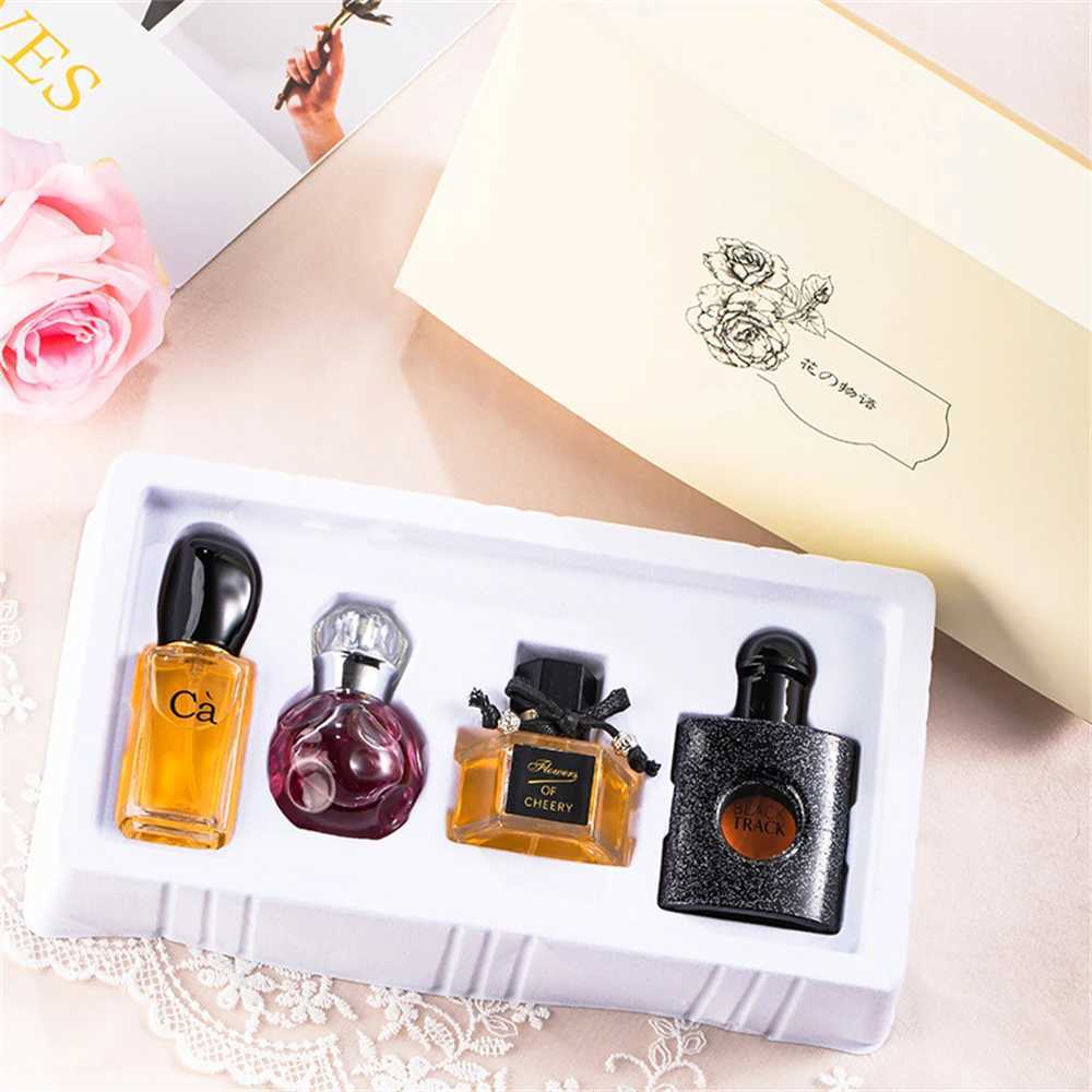 Gift box perfume womens 100ml four piece set durable perfume spray natural plant fragrance pheromone perfumeW241102