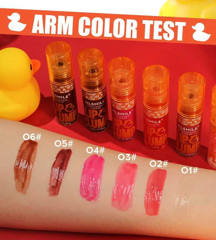 MLSMILE Duck lipstick Moisturizing lipstick Mirror Water Natural Lasting Gloss Pearl lipstick Set W241101