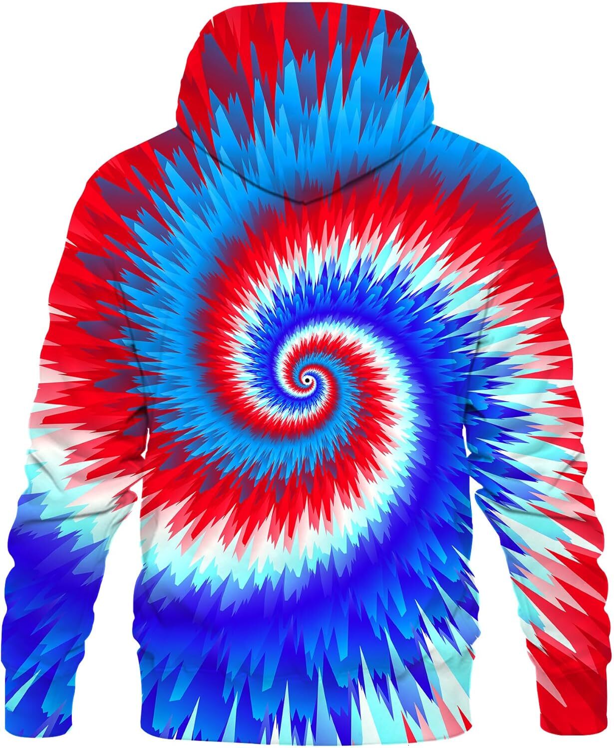 Hoodie for Mens Womens Men Women Fashion Unisex 3D Printed Graphic Novelty Dreamy red, blue and white Pocket Graphic Hoodies sweatshirt Pullover Long 