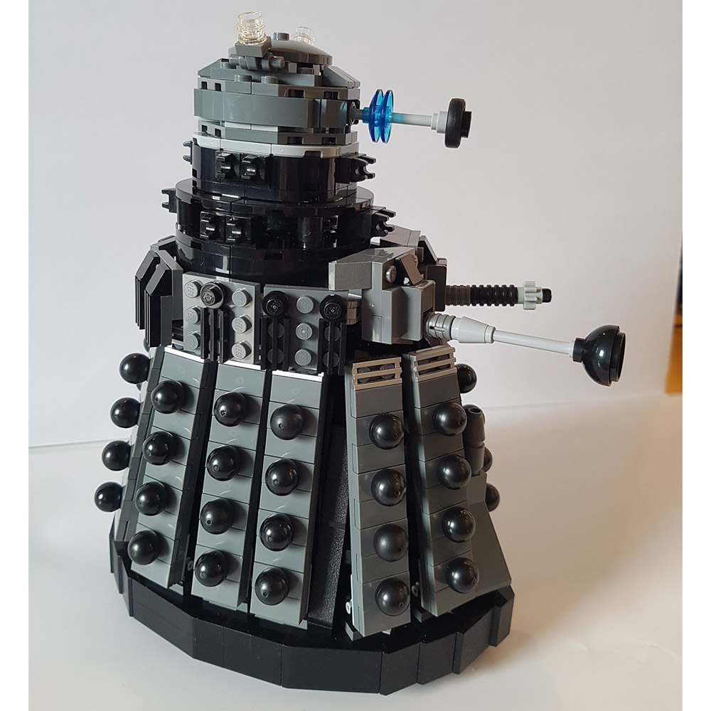 BuildMOC Doctor Whoed Robot Daleked Building Block Set Movie Character Doctor Telephone Booth Time Machine Model Bricks Toy