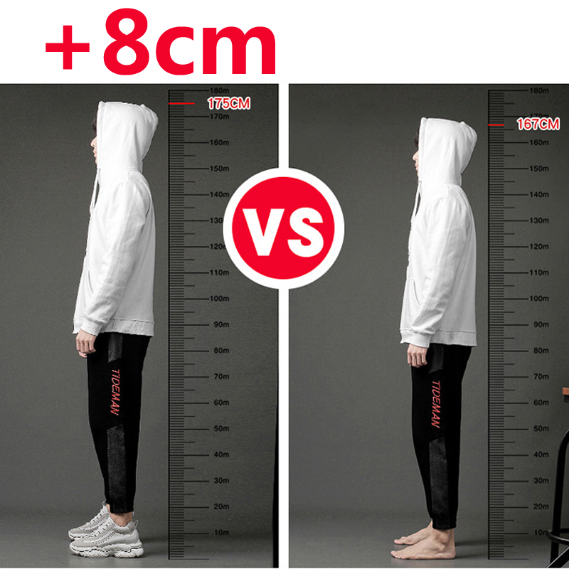 Elevator Men's Shoes Spring autumn Trend Sports Shoes Men Sneakers Increased 8CM Casual Thick-soled Shoes