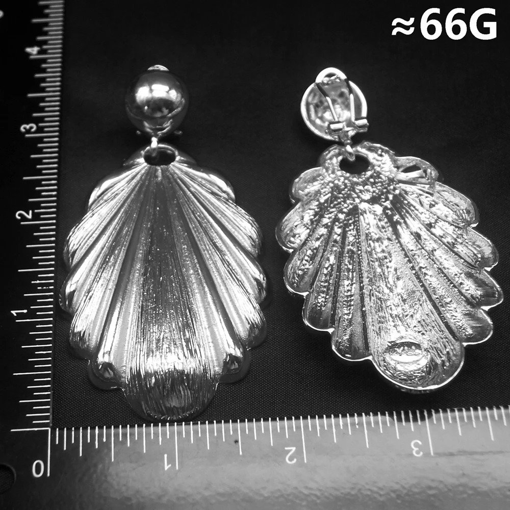 Piercing Women Earring Latest Big Matte Finish Eardrop Jewelry Tend Wedding Banquet Party Adorn E000312 240402