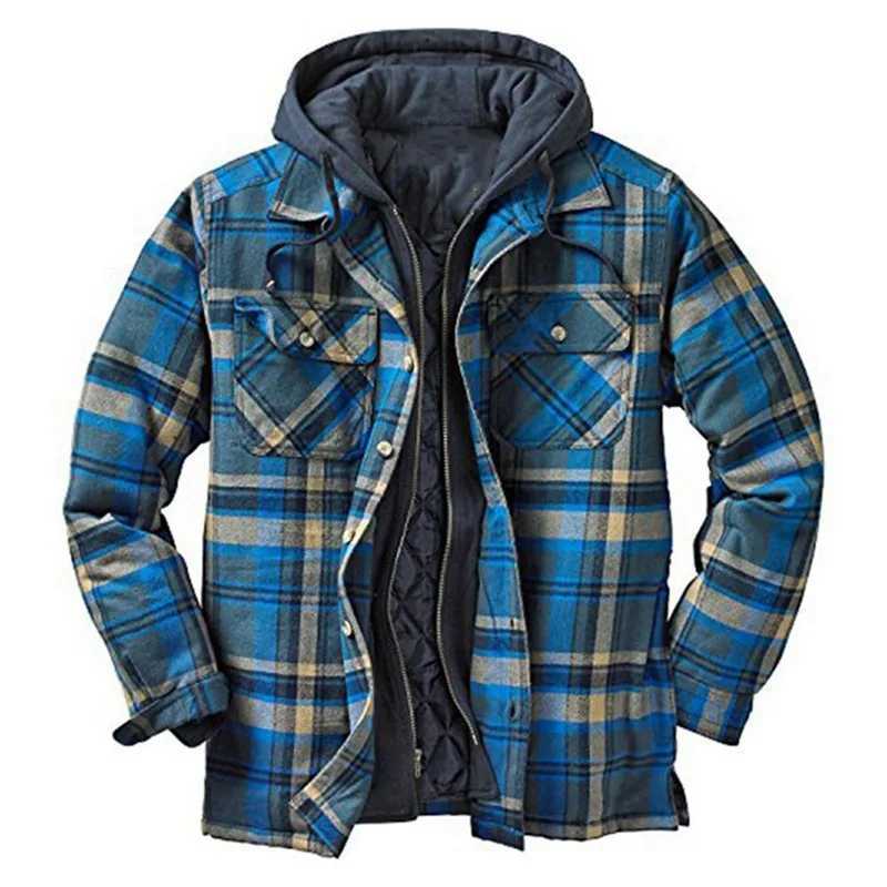 Mens Coats Plain Patchwork Jacket Super Large Hoodie Coat Fashion Underwear Chaquetas Hombre W241102