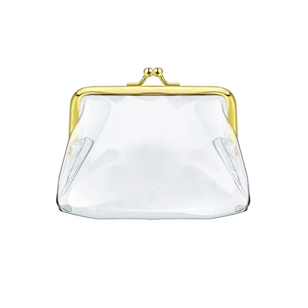 Mini Money Bags Bus Card Iron Mouth Clip Credit ID Small Wallet Holder Transparent Coin Purse Change Dropship 241029