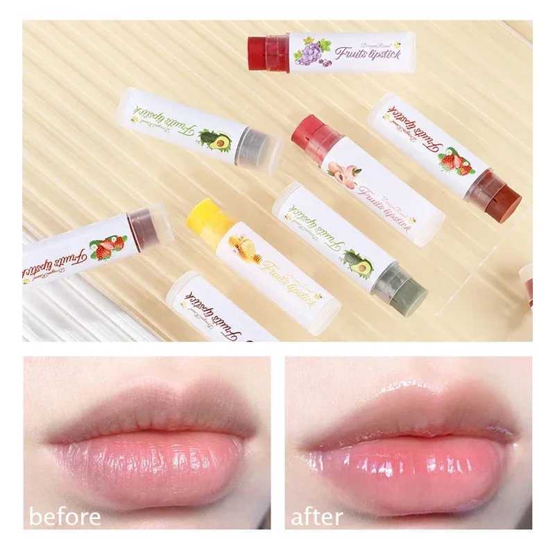 1 piece of fruit lipstick color moisturizing lipstick lip color makeup lipstick basic care car and winter moisturizing lipstick cosmetics W241101