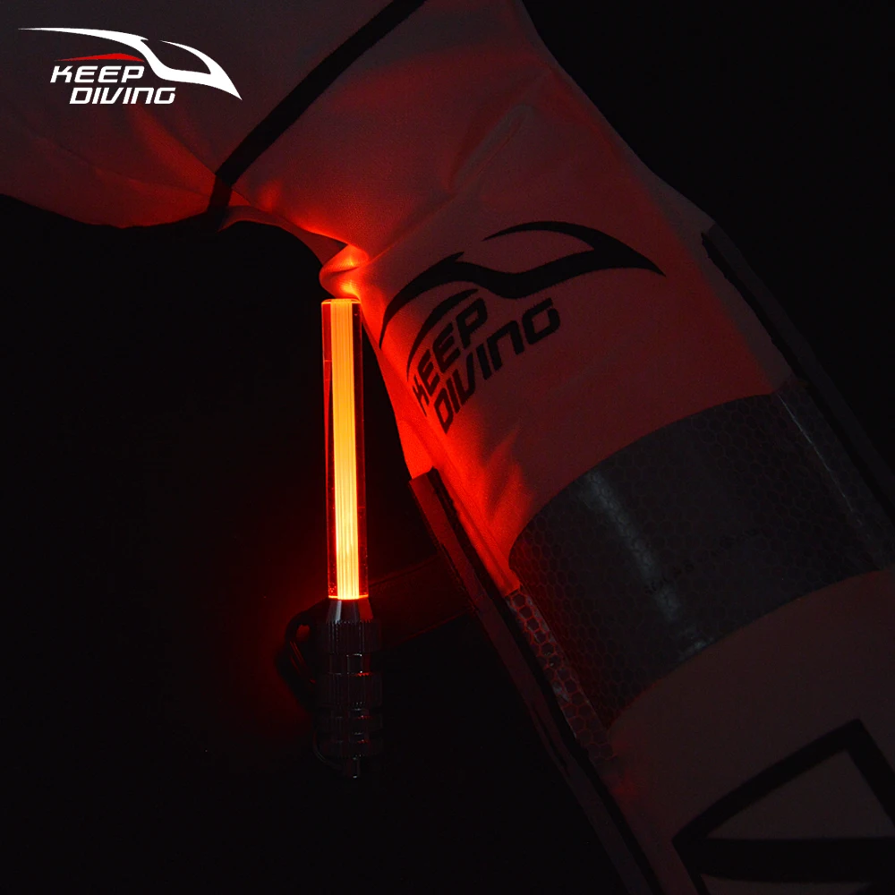 Underwater Safety Signal Light High Quality Bright LED Light Stick Night Dive Marker LED Torch