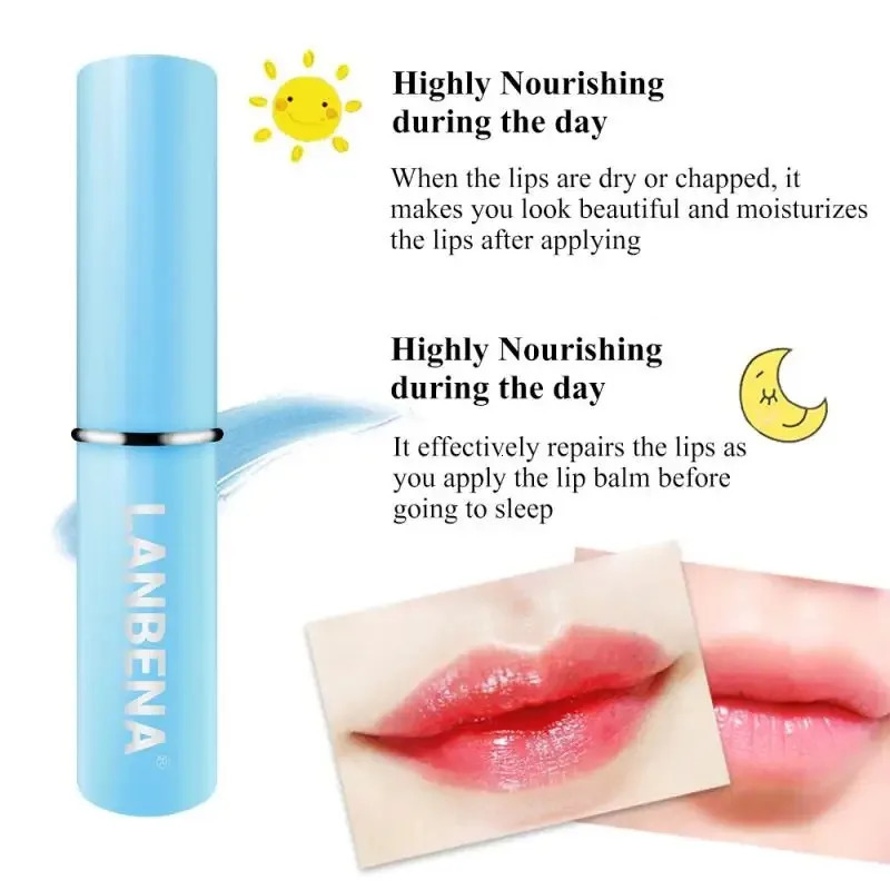 Lanbena Hyaluronic Acid lipstick can reduce the dryness of thin lines and keep lipstick 1.8g 241031