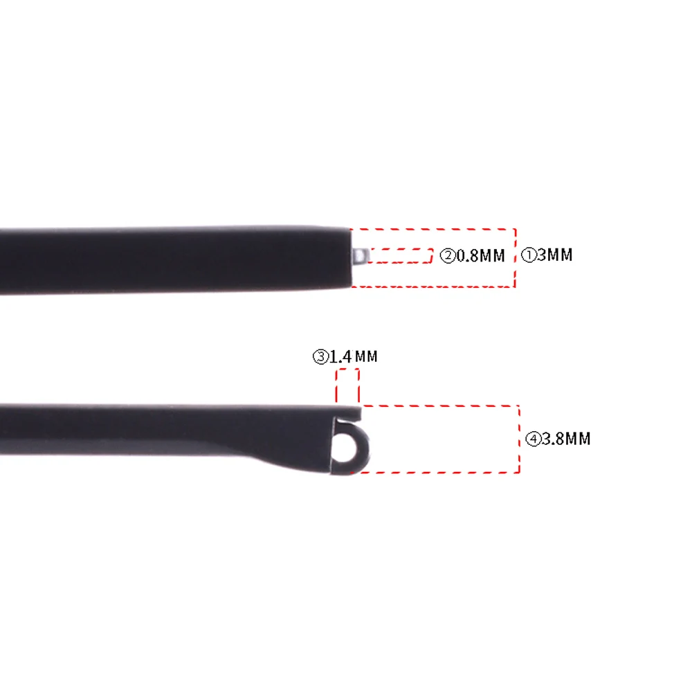 1 Pair Glasses Replacement Leg Metal Eyeglasses Temple Arm Eyeglasses Replacement Metal Leg Repair Eyewear Accessories