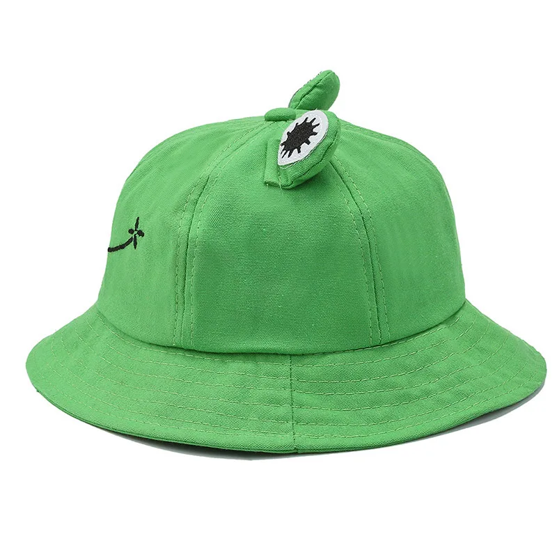 Frog new Bucket Hat Women Summer Autumn Plain Female Panama 2025 Beach Fishing Hiking Fisherman Cap Sunscreen Women Sunhat