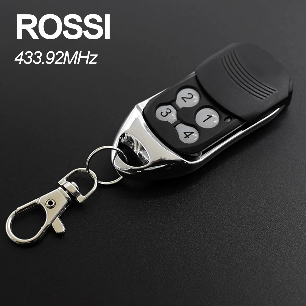 Compatible ROSSI Remote Control Transmitter for Garage Gate 433.92mhz Rolling Code