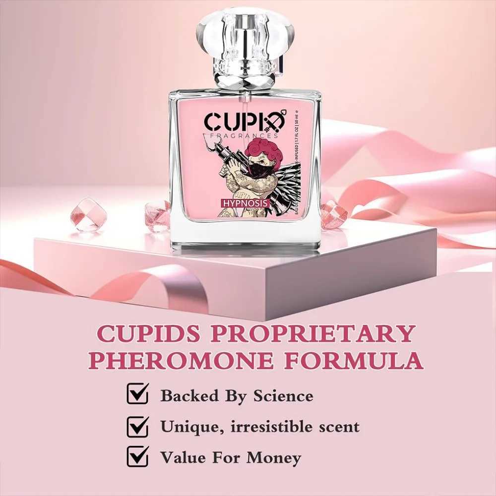 CUPID 2 Womens perfume Sweet smell of flower and fruity first love Pink style with two portable perfumeW241102