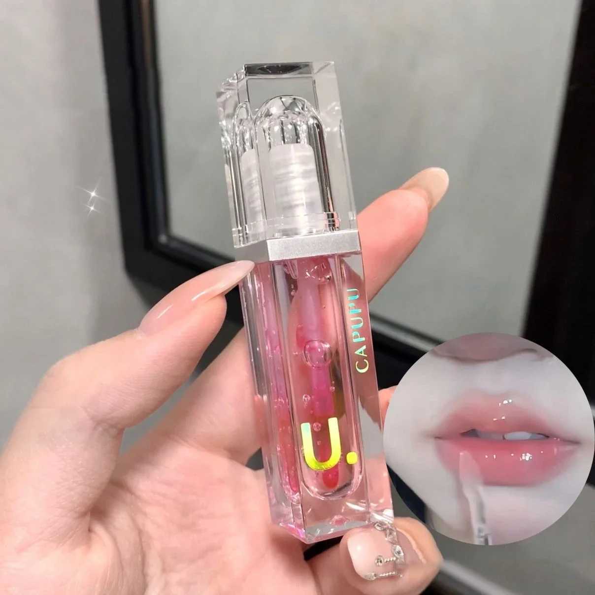 Transparent lipstick Moisturizing Glass Lip Color Faded Lipliner Stickless Lip Color lipstick Autumn lipstick Care W241101