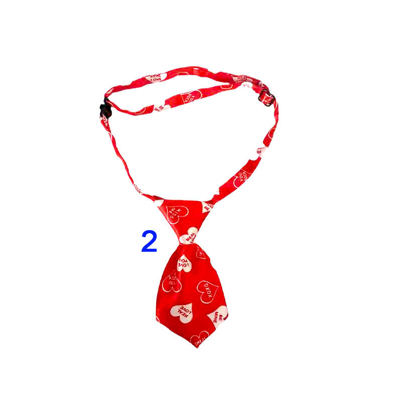 Dog Neck Tie Adjustable Multi Kind of Assorted Patter Puppy Pet Bow Ties Grooming Accessories for Small Dogs Birthday Photograph