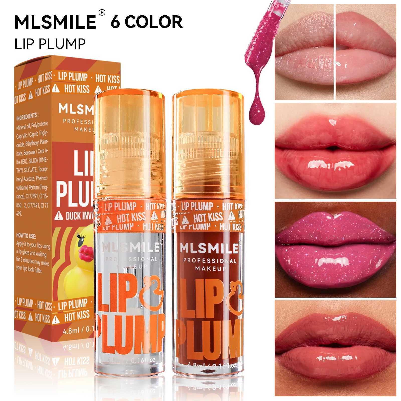 MLSMILE Duck lipstick Moisturizing lipstick Mirror Water Natural Lasting Gloss Pearl lipstick Set W241101