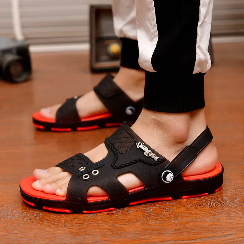 Gladiator sandals open-toe 2025 platform outdoor beach sandals Roman shoes anti-skid summer new casual shoes New men's sandals