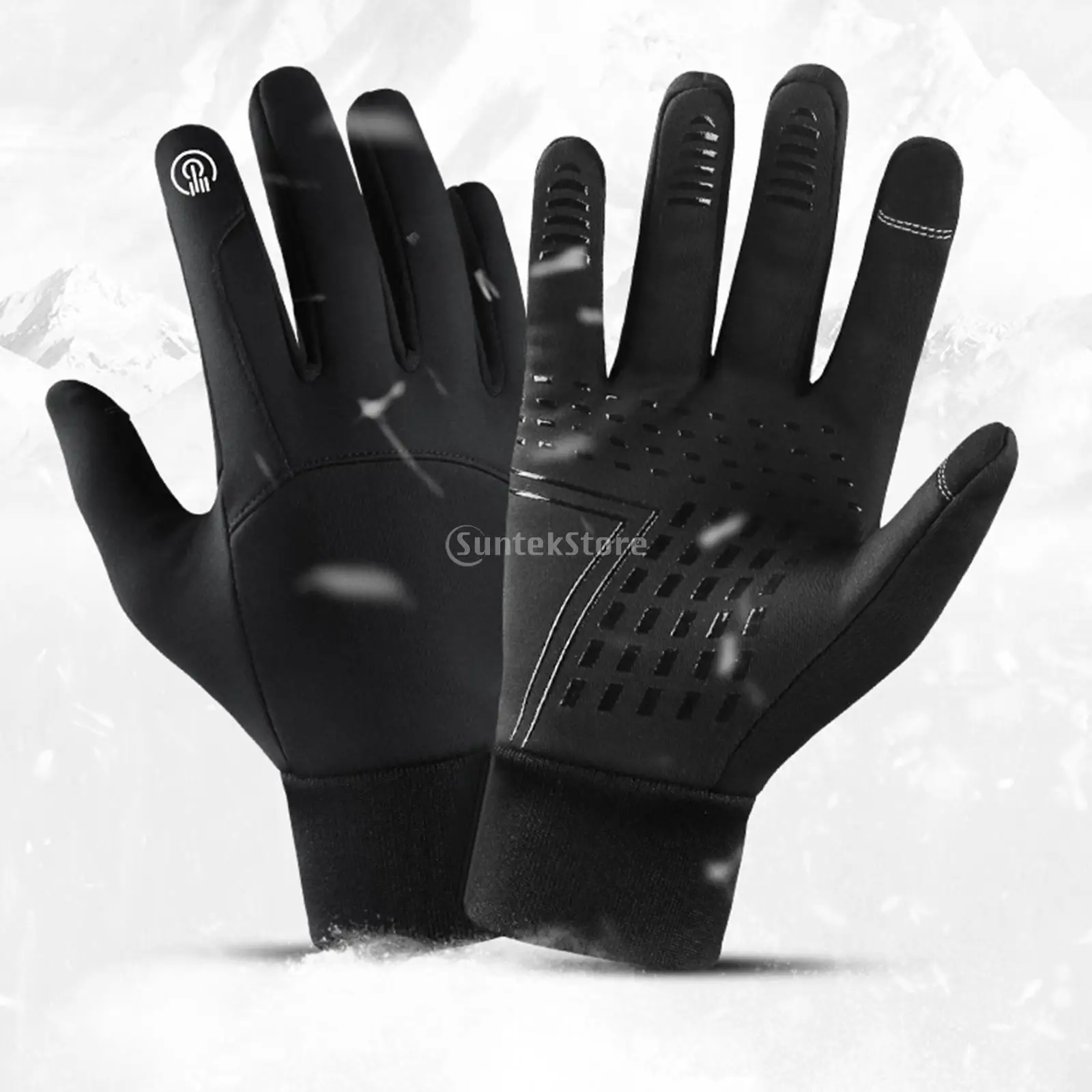Waterproof Winter Warm Gloves Cycling 2025 Glove Anti-slip Thermal Fleece Touch new Screen Glove Full-Finger Skiing Glove M- XL