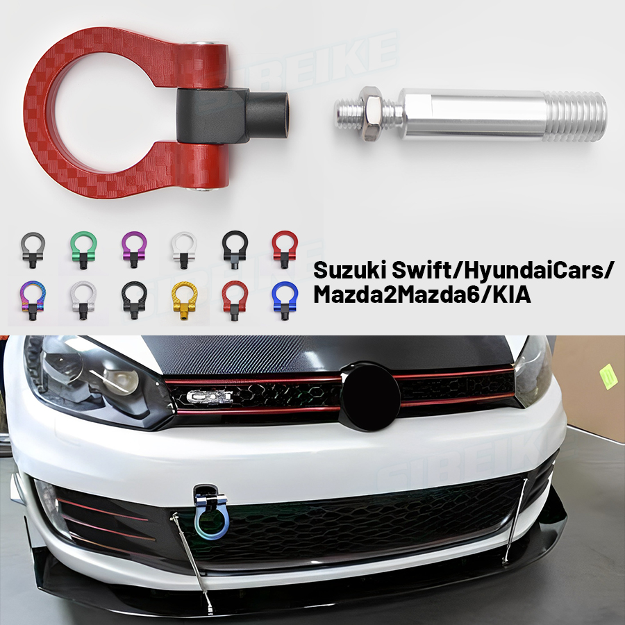 new Racing Tow Trailer Hooks Car Auto Rear Front Aluminium Trailer Tow Hook For Suzuki Swift/Hyundai Cars/KIA/Mazda 2025 2/Mazda 6