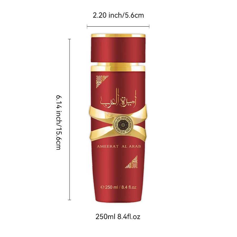 250ML 8.4FL. OZ Arab female perfume flower notes bergamot jasmine musk EDP durable perfume sprayW241102