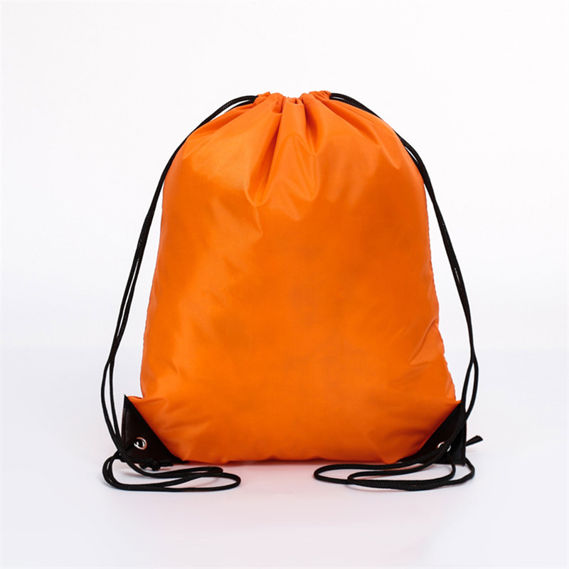 Unisex Polyester Drawstring Bag Sport Waterproof Backpack Bundle Pocket for Men Women Student Rucksack Bag Swimming School
