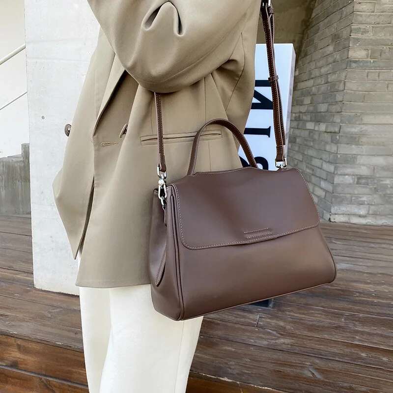 Shoulder New Genuine Leather 2024 High Quality Casual Totes Ladies Messenger Bag Handbags Women Bags Designer s 4