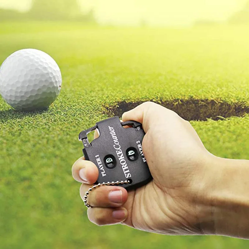 Mini Handy Golf Shot new Count Stroke Putt Score Counter Two Digits Scoring Keeper with Key Chain Golf Training 2025 Aid Golf Accessories
