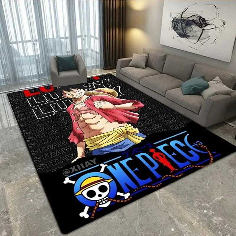 Stylish 3D Print One Piece Anime Rug Living Room and Bedroom Decor Area Rug Door Mat Kids Room Rug Birthday GiftXJ241101