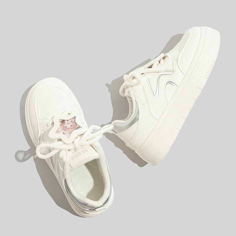 Cartoon Design Fashionable Versatile Velvet Casual Board Shoes