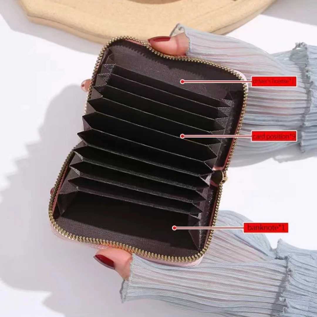 Cute Cow Pattern Coin Purse for Women Girls Card Wallet PU Leather Students Pocket Zipper Key Bag Carto Handbags Card HolderXJ241111