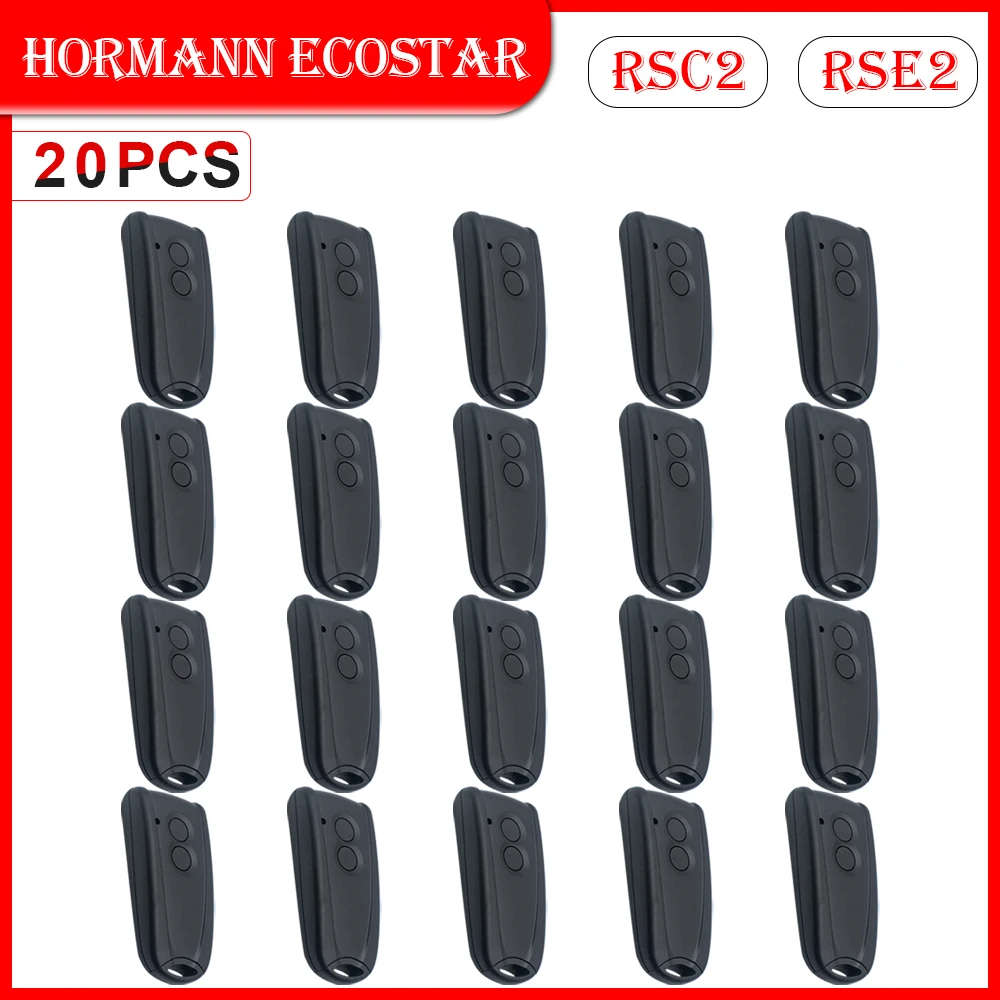 1-20 PCS ECOSTAR RSC2 2025 RSE2 433.92MHz Rolling Code Garage new Remote Control Duplicator Gate Opener Gate Control Command Transmitter