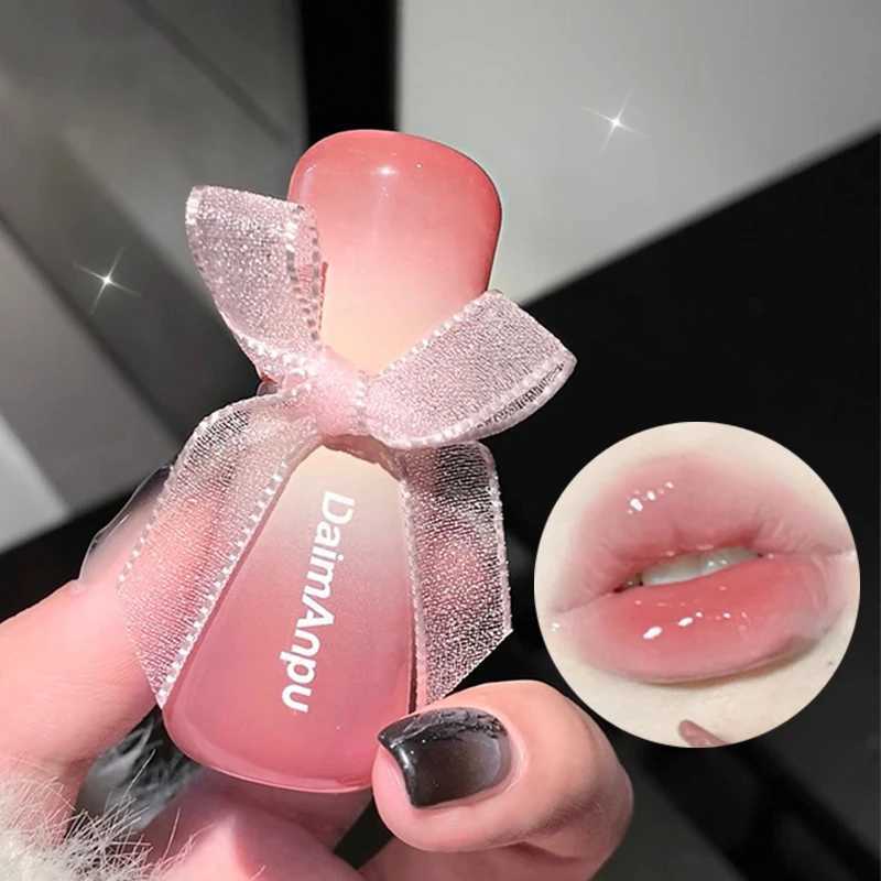 Mirror Watercolor Lip Color Moisturizing Sexy Tea Red Lip Color lipstick Makeup Lasting Color Stickless Cup Lip Color New W241101
