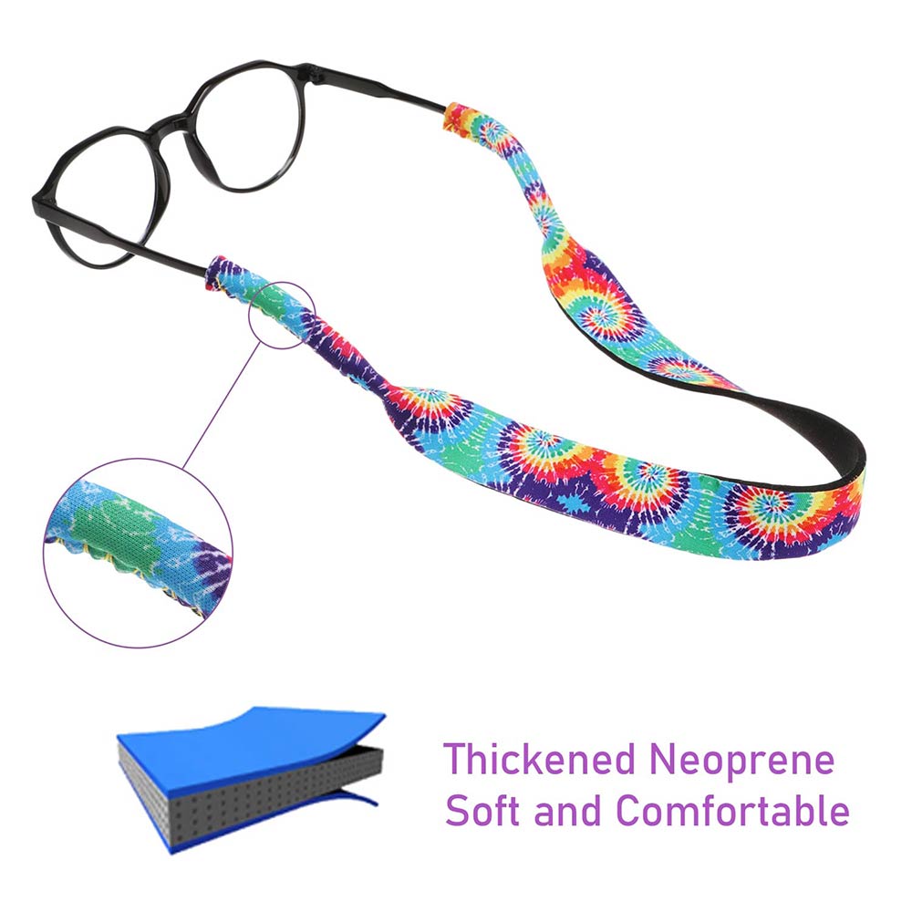 1PC Adjustable Eyewear Lanyard Colorful Soft And Durable Neoprene Floating Sunglass Straps Glasses Retainers Cord Holder