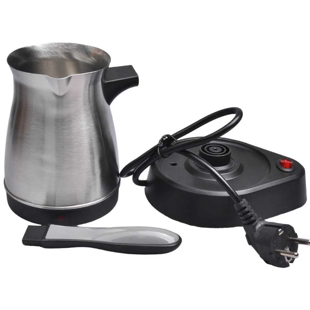 500ML Trkiye coffee machine inside electric kettle portable stainless steel teapot water boiler 220V teapot 5 cups Y241102