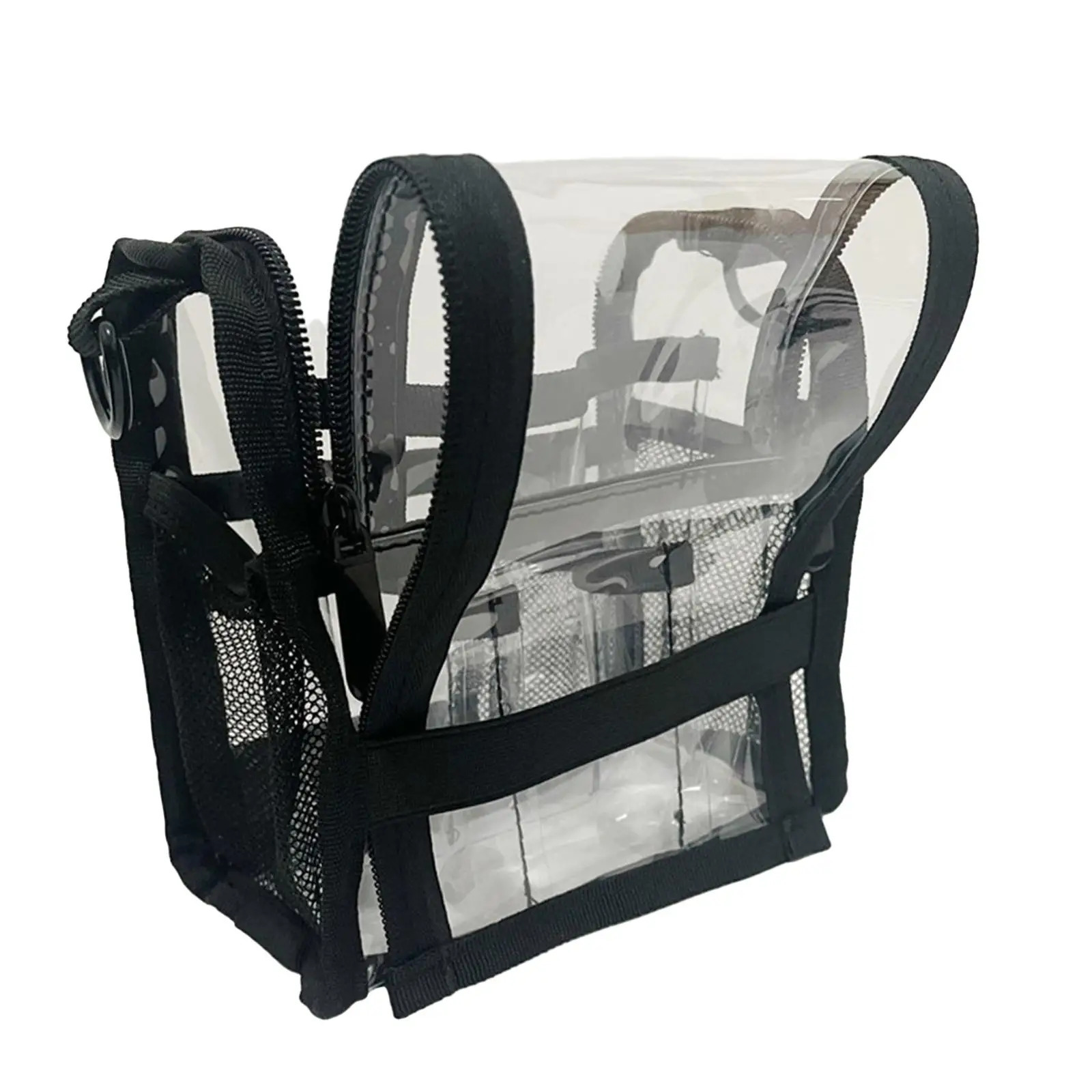 Makeup bag organizer portable transparent toilet bag suitable for office travel bathroom 241031
