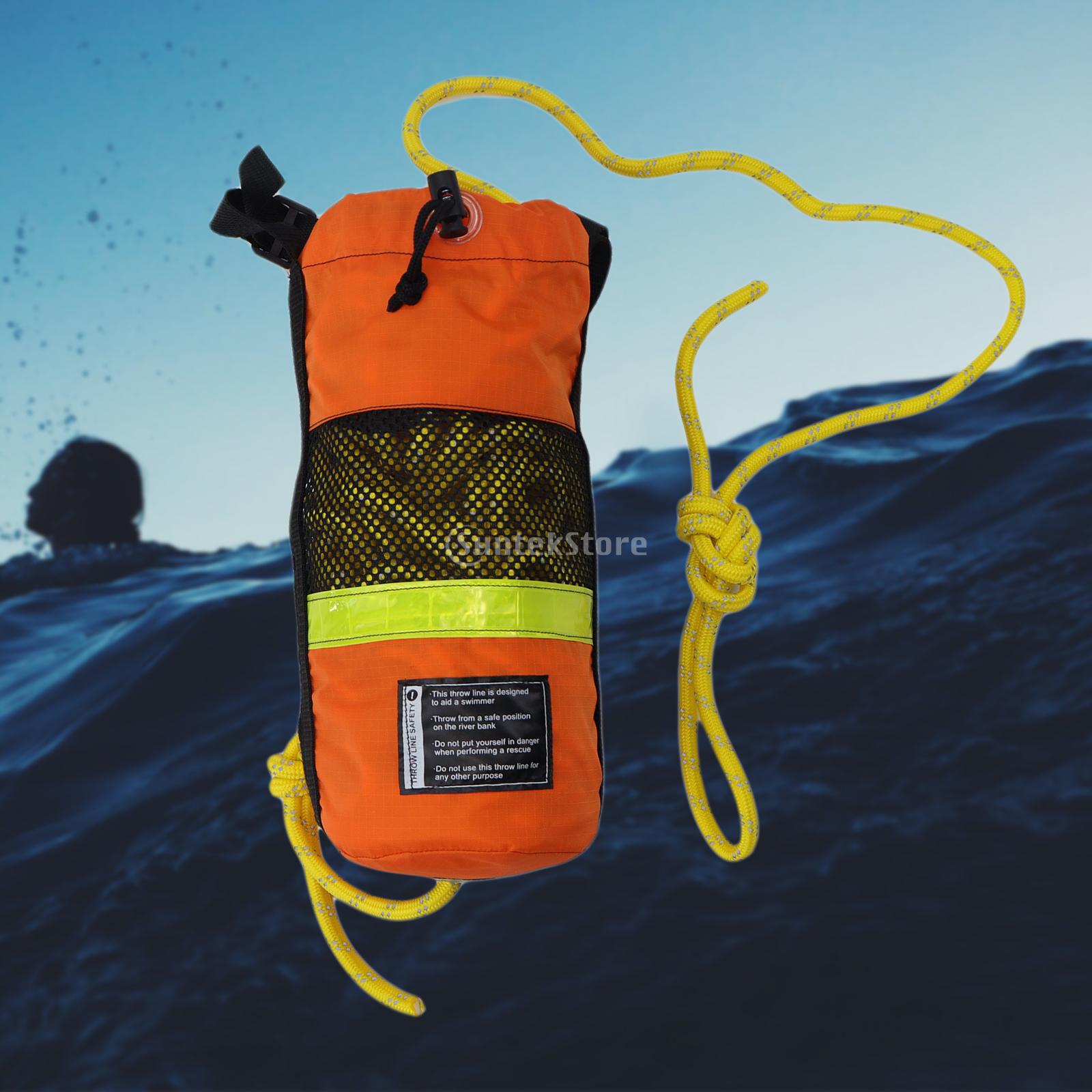 2023 HOT 16m/21m/31m Kayak Reflective new 2025 Throwline Water Rescue Safe Throw Bag Floating Rope Rescue Throw Bag with Rope
