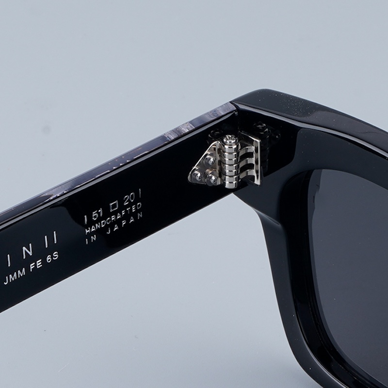 JMM Fellini Acetate Sunglasses Designer Brand Japan Style 51-21 Square Men Handmade Women Vintage Eyeglasses with Case TOP Quality High Thick Retro Vi