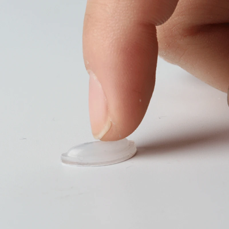 New 10PCS Glasses Nose Pads Adhesive Silicone Nose Pads Non-slip White Thin Nosepads For Glasses Eyeglasses Eyewear Accessories