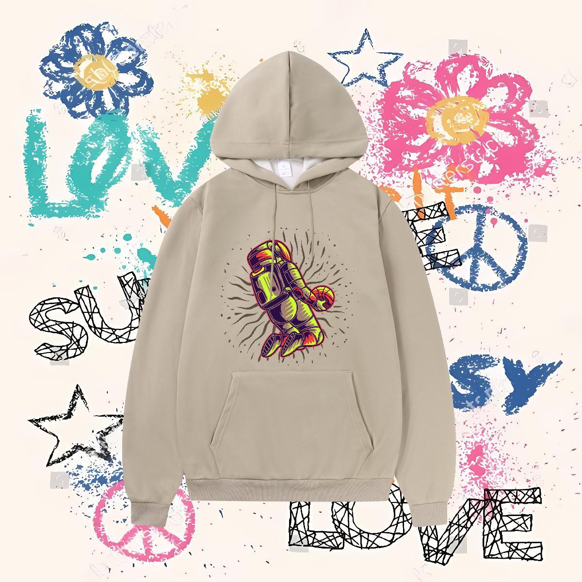 2024 New Hoodie For Man Breathable Classic Men's Hooded Sweatshirt DIY Pullover Hoodie Casual Thick Fleece