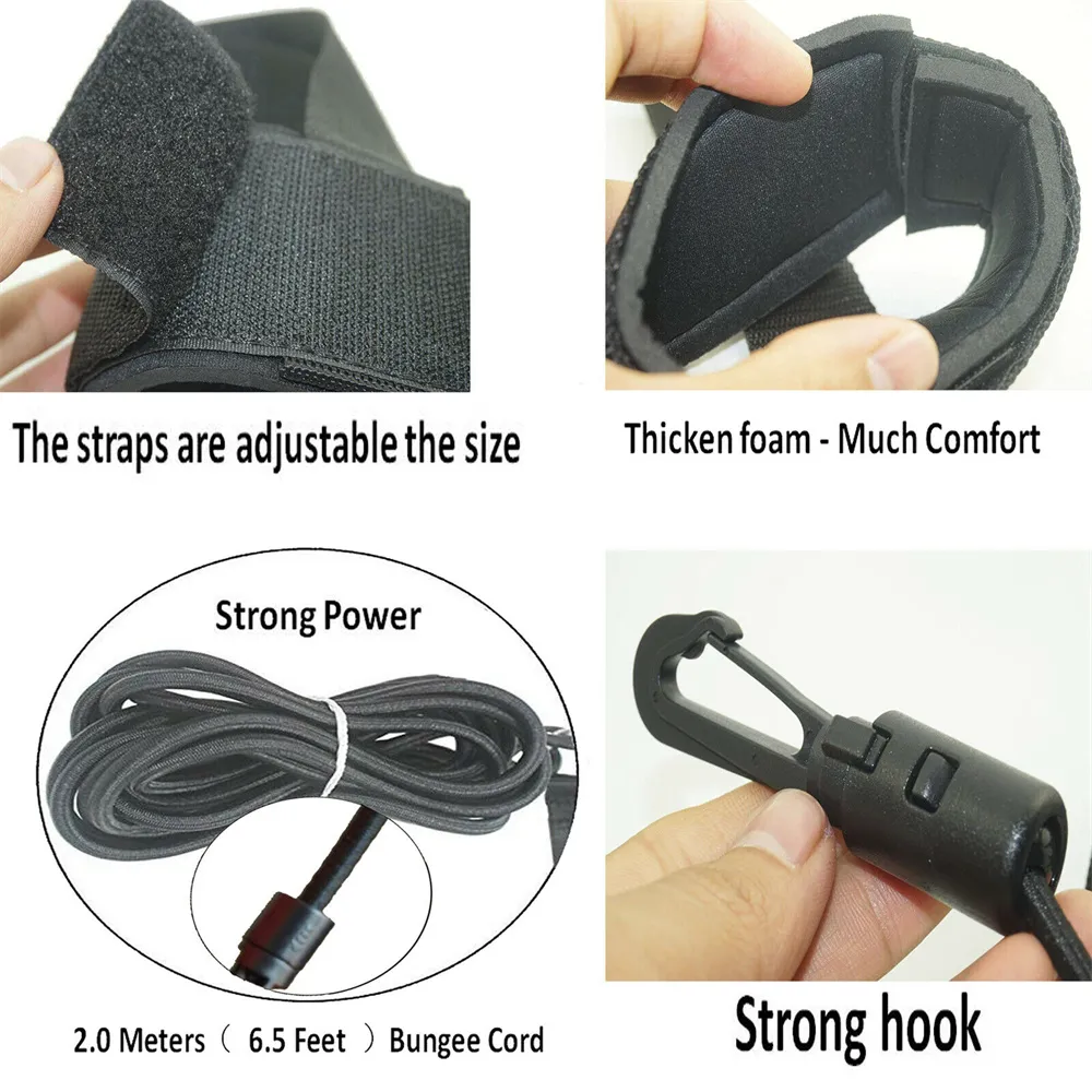 Swim Ankle 2025 Strap Stationary Swimmer Swim Lap new Swim Training Leash Adjustable Swimming Resistance Band Exercise Belt Elastic Rope