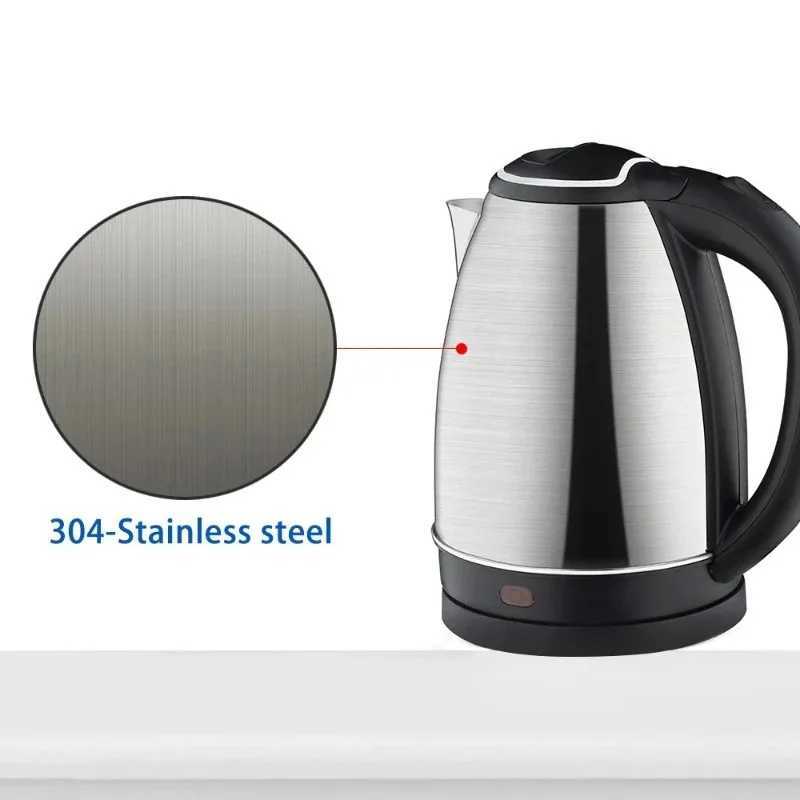 Automatic power-off electric kettle 2L stainless steel lined double anti chamfering quick pot large capacity kitchen teapot 220V Y241102
