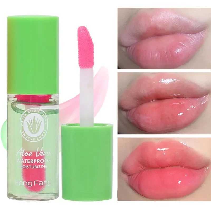 Aloe vera Peach honey mini lipstick temperature change durable waterproof moisturizing lip gloss lip care cosmetics W241101