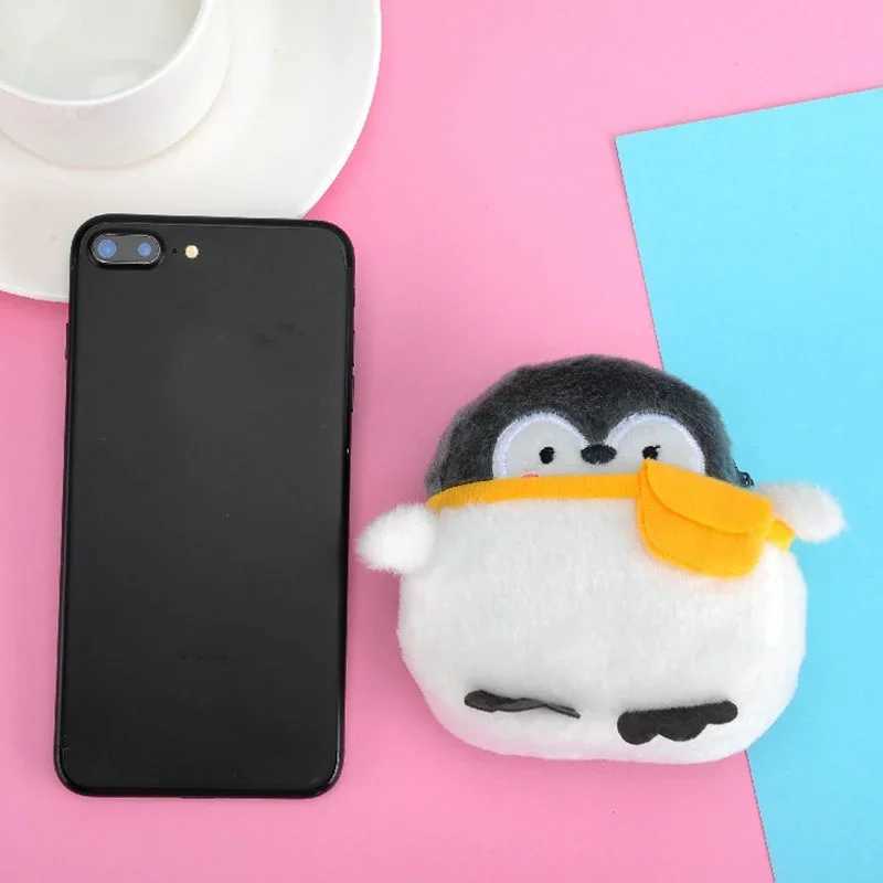 Shoulder Bag Little Penguin Kaii Penguin Plush Wallet Soft Penguin Plush Coin Purse Girls Lovers Valentines Gifts SmallXJ241111