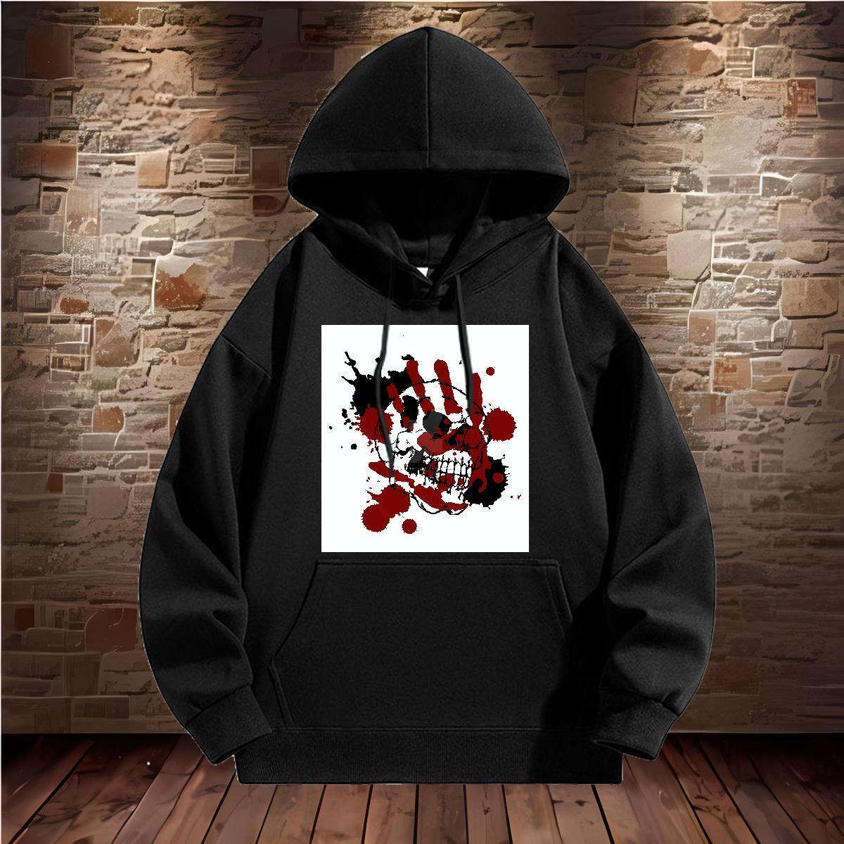 New Hoodie Men Breathable Soft High Quality Men Hoodie Custom Print Oversized Clothings Street Casual Cotton 350g