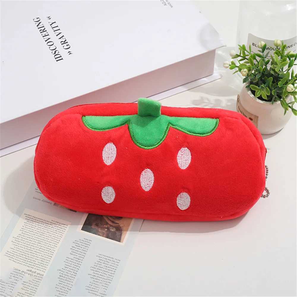 Cute BIG 20CM Plush Coin Purse Bag Fruit Cactus PineappleXJ241111