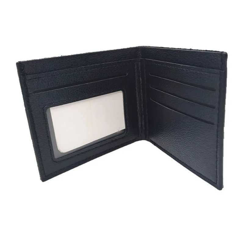 New Style Mini Thin Men Wallet Card Holder MenS Purse Coin Pouch Id Card Holder Short Canvas Card Holder Wallet Cartera HombreXJ241111