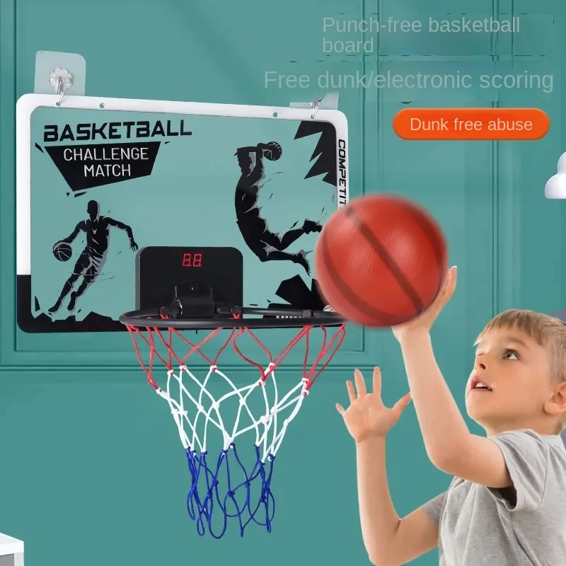 Scoring Portable Fun Mini basketball hoop Toy Kit Indoor Home Basketball fan Sports Game Toy Set for children Children Adult