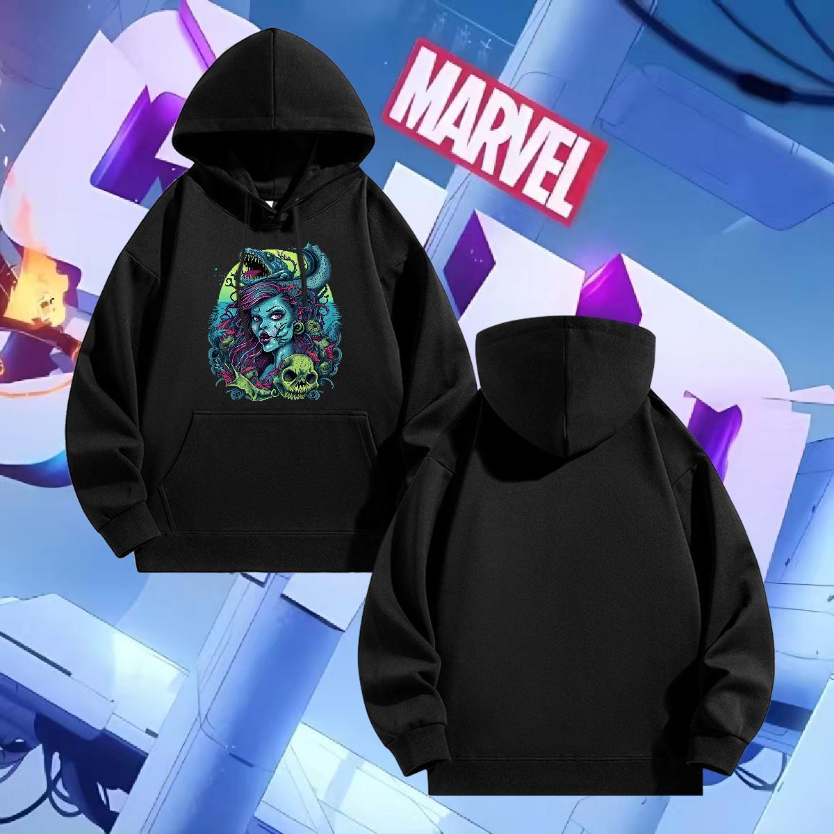 2024 DIY Hoodie for Men Street Wear Unisex Men Hoodie Breathable Drawstring Custom Big Size Top Hoodie 350g Cotton