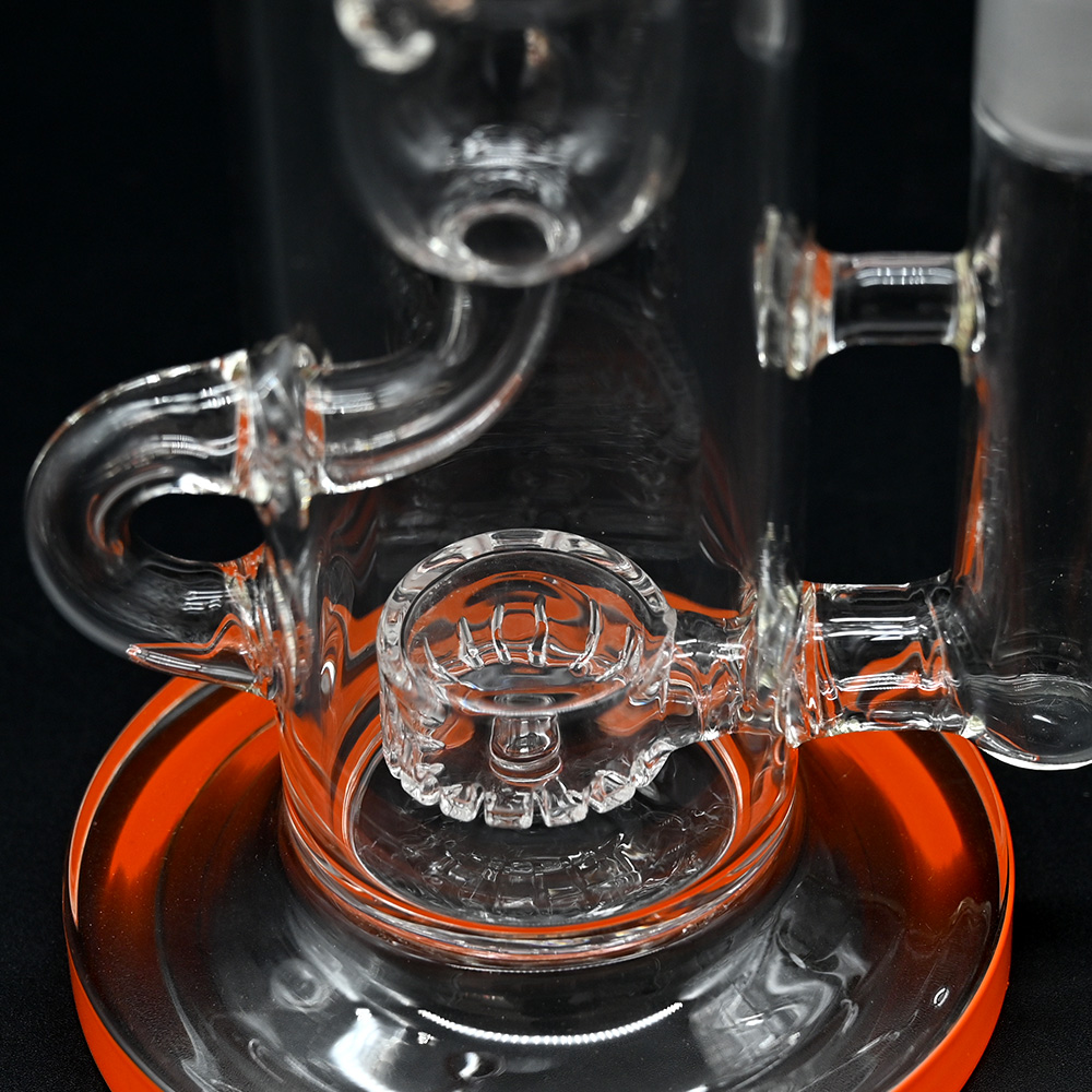Glass Percolator Bong,Recycler glass Dab Rigs With Quartz banger,Color Percolator Glass pipes,Borosilicate Glass Water Pipes,Smoking Accessaries,Hippi