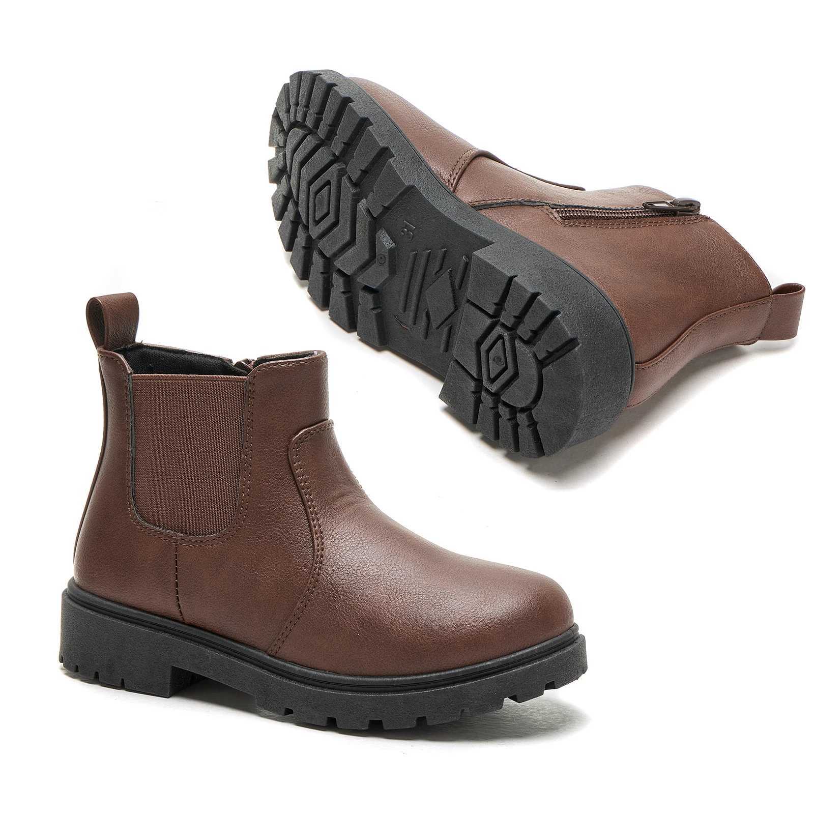 Childrens fashionable snow warm waterproof sliding boots for boys and girls M241102