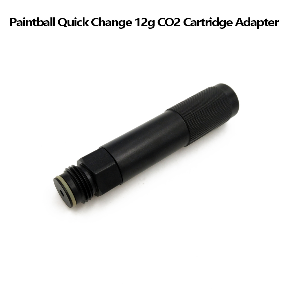 Quick 2025 Change new 12g Co2 Cartridge Capsule Cylinder Adapter W/ G1/2-14 Threads Adaptor For Cylinder