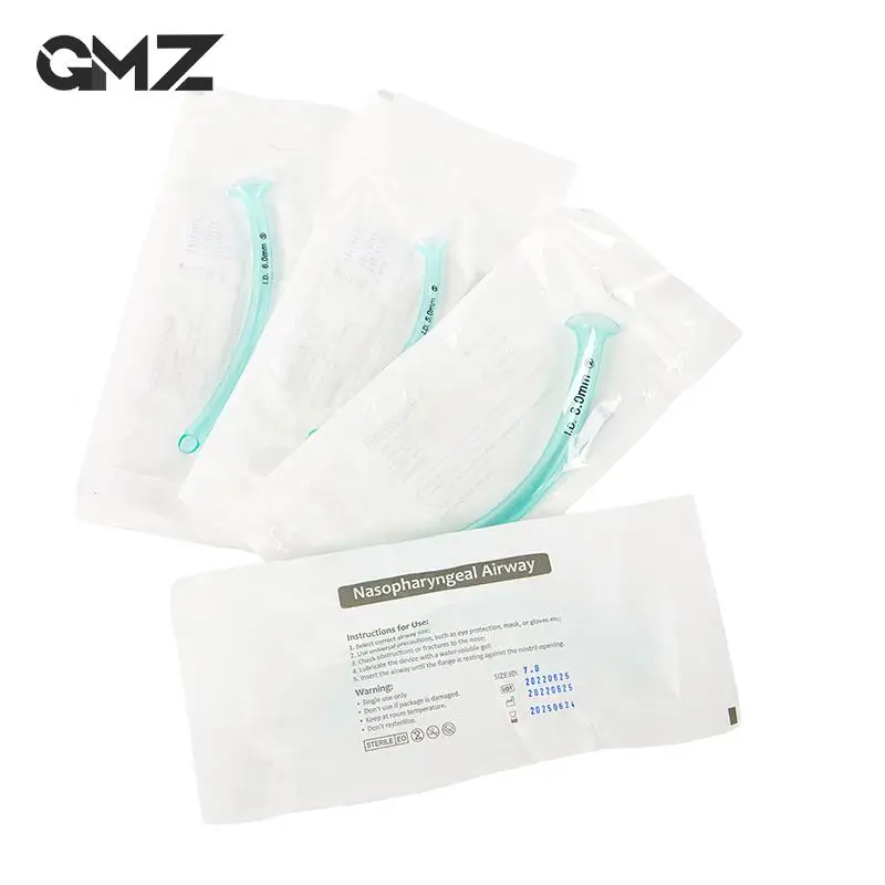 Nasopharyngeal Duct Nasal Airway Tube For Unconscious Patients 11.5-17.5cm Disposable Medical 2025 new Nasopharyngeal Airway Health Care